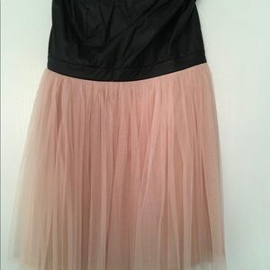 Peach and Black Short Dress 3x Forever 21
